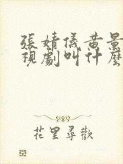 张婧仪黄景瑜电视剧叫什么