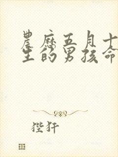 农历五月十五出生的男孩命运如何?