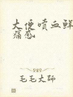 大便喷血鲜血无痛感