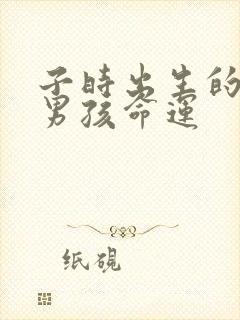 子时出生的属龙男孩命运