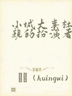 小城大事杜涛母亲的扮演者