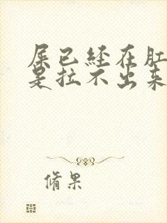 屎已经在肛门就是拉不出来怎么办