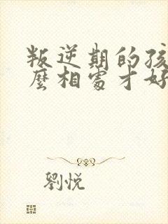 叛逆期的孩子怎么相处才好