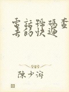 电话号码查寄出去的快递