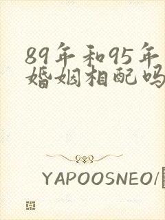 89年和95年婚姻相配吗封面