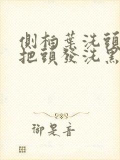 侧柏叶洗头可以把头发洗黑吗