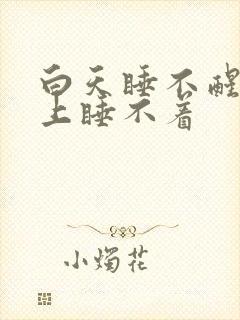 白天睡不醒,晚上睡不着封面