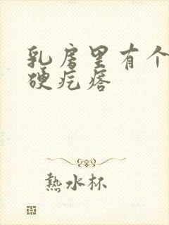 乳房里有个小圆硬疙瘩