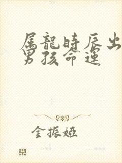 属龙时辰出生的男孩命运