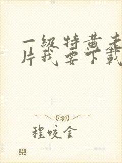 一级特黄老太婆片我要下载