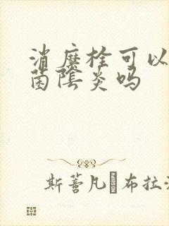 消糜栓可以治霉菌阴炎吗