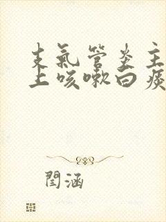 支气管炎主要晚上咳嗽白痰吃什么药