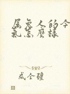 属兔人的今年运气怎么样