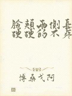 脸颊两侧长疙瘩硬硬的不疼不痒