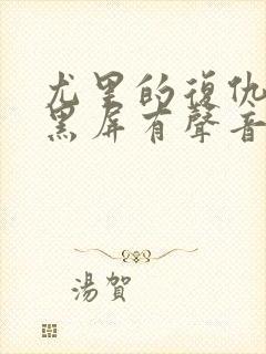 尤里的复仇打开黑屏有声音