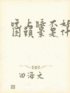 晚上睡不好白天困头晕是什么原因