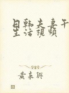 日韩夫妻午夜性生活视频