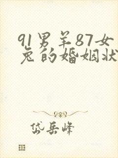 91男羊87女兔的婚姻状况