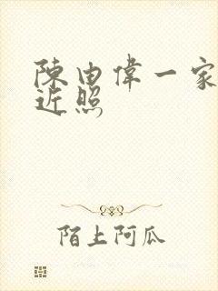 陈由伟一家三口近照封面