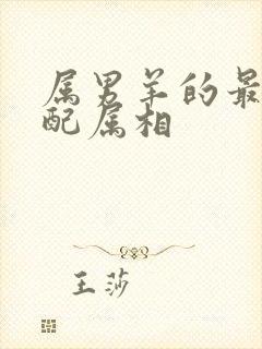 属男羊的最佳婚配属相