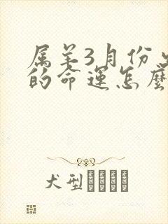 属羊3月份出生的命运怎么样