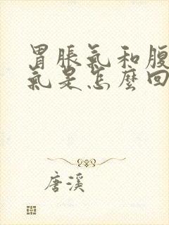 胃胀气和腹部胀气是怎么回事