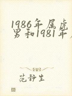 1986年属虎男和1981年属鸡女婚配