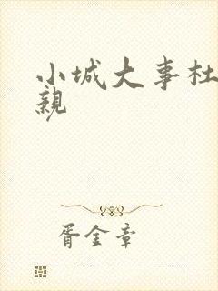 小城大事杜涛母亲