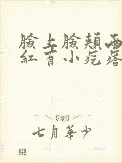 脸上脸颊两侧发红有小疙瘩