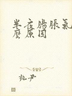 半夜肠胀气是什么原因