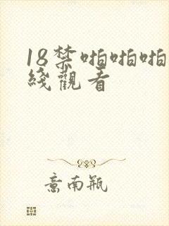 18禁啪啪啪在线观看