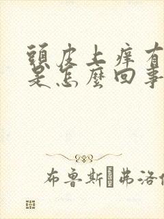 头皮上痒有疙瘩是怎么回事封面