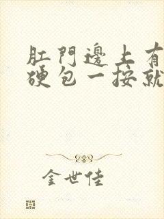 肛门边上有一个硬包一按就疼