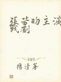 张若昀主演的谍战剧