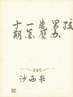 十一岁男孩叛逆期怎么办