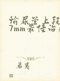 输尿管上段结石7mm最佳治疗方案封面