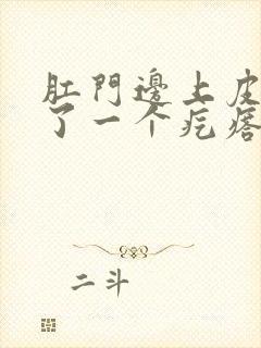 肛门边上皮下长了一个疙瘩硬硬的疼