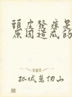 头皮发痒是什么原因造成的封面