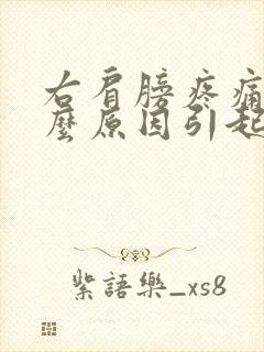 右肩膀疼痛是什么原因引起的封面