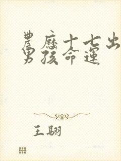 农历十七出生的男孩命运