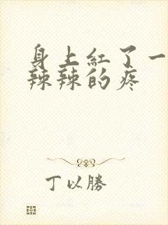 身上红了一片火辣辣的疼