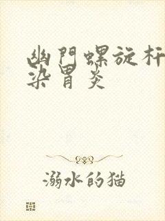 幽门螺旋杆菌感染胃炎