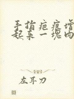 手指疤痕增生凸起来一块肉怎么办封面