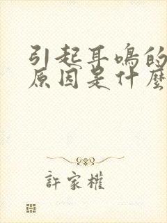 引起耳鸣的主要原因是什么