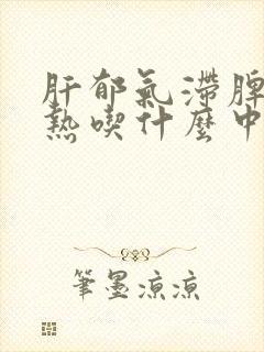 肝郁气滞脾虚湿热吃什么中成