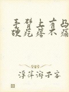 手臂上有凸起的硬疙瘩不痛不痒