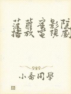 菠萝蜜影院免费播放电视剧软件