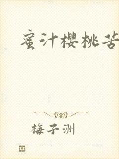 蜜汁樱桃苦咖啡