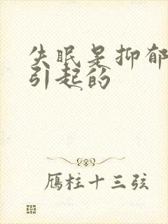 失眠是抑郁原因引起的