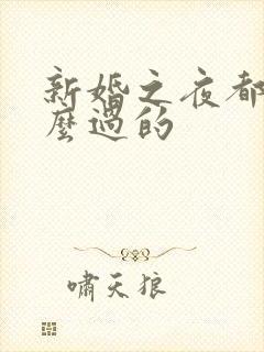 新婚之夜都是怎么过的